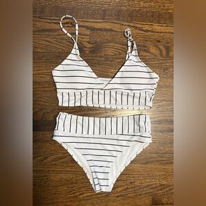 Striped Bikini Set